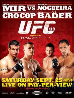 UFC 119: Mir vs. Cro Cop poster