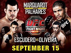 UFC Fight Night: Marquardt vs. Palhares poster