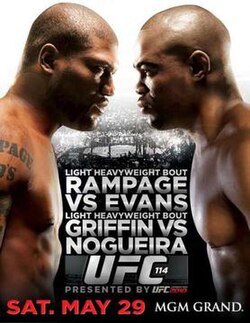 UFC 114: Rampage vs. Evans poster