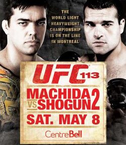 UFC 113: Machida vs. Shogun 2 poster