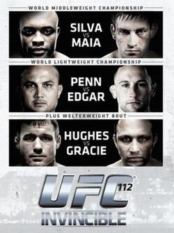 UFC 112: Invincible poster
