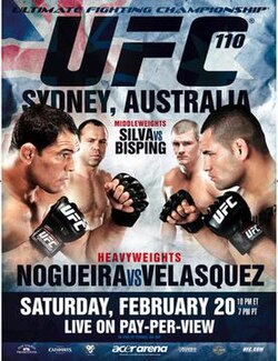 UFC 110: Nogueira vs. Velasquez poster