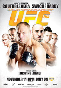 UFC 105: Couture vs. Vera poster