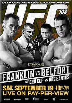 UFC 103: Franklin vs. Belfort poster