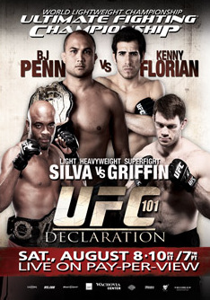 UFC 101: Declaration poster
