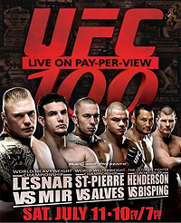 UFC 100 poster