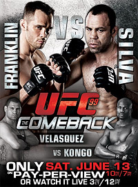UFC 99: The Comeback poster