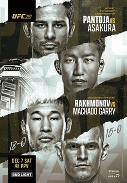 UFC 310: Pantoja vs. Asakura poster