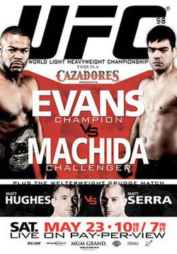 UFC 98: Evans vs. Machida poster