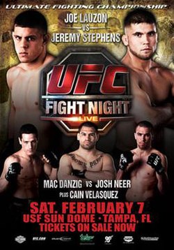 UFC Fight Night: Lauzon vs. Stephens poster