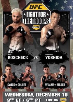 UFC: Fight for the Troops poster