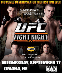 UFC Fight Night: Diaz vs. Neer poster