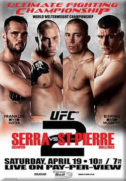 UFC 83: Serra vs. St-Pierre 2 poster