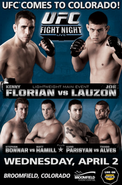 UFC Fight Night: Florian vs. Lauzon poster
