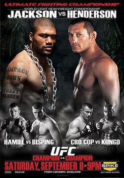 UFC 75: Champion vs. Champion poster