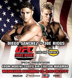 UFC Fight Night: Sanchez vs. Riggs poster