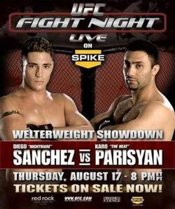 UFC Fight Night 6 poster