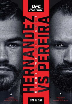 UFC Fight Night: Hernandez vs. Pereira poster