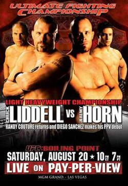 UFC 54: Boiling Point poster