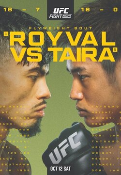 UFC Fight Night: Royval vs. Taira poster