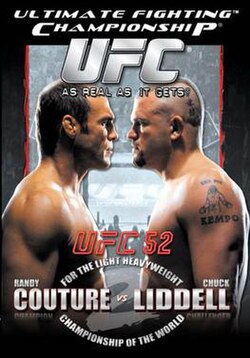 UFC 52: Couture vs. Liddell poster
