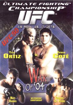 UFC 50: The War of '04 poster
