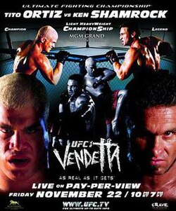 UFC 40: Vendetta poster