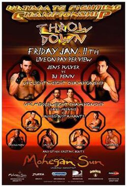 UFC 35: Throwdown poster