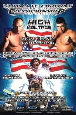 UFC 34: High Voltage poster
