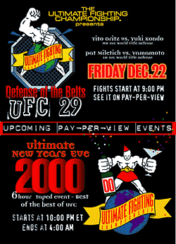 UFC 29: Defense of the Belts poster