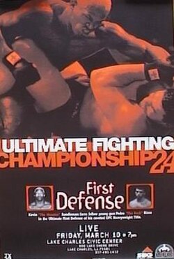UFC 24: First Defense poster