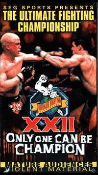 UFC 22: Only One Can be Champion poster