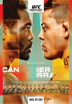 UFC on ESPN: Cannonier vs. Borralho poster