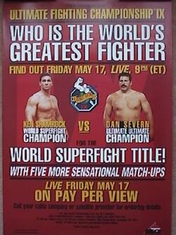 UFC 9: Motor City Madness poster