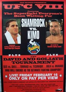 UFC 8: David vs. Goliath poster