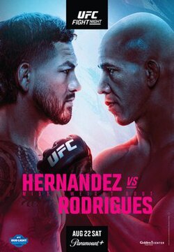 UFC Fight Night: Hernandez vs. Rodrigues poster
