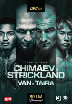 UFC 328: Chimaev vs. Strickland poster