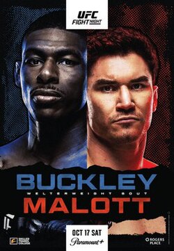 UFC Fight Night: Buckley vs. Malott poster