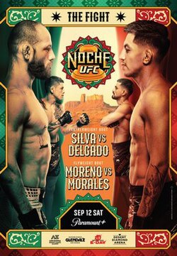 UFC Fight Night: Silva vs. Delgado poster