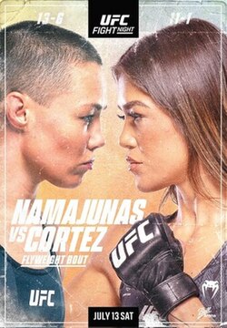 UFC on ESPN: Namajunas vs. Cortez poster