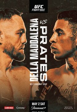 UFC Fight Night: Della Maddalena vs. Prates poster