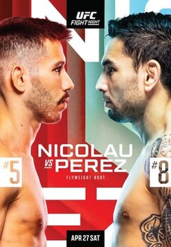 UFC on ESPN: Nicolau vs. Perez poster