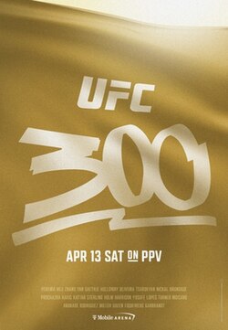 UFC 300: Pereira vs. Hill poster