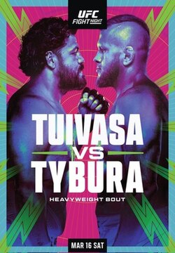 UFC Fight Night: Tuivasa vs. Tybura poster